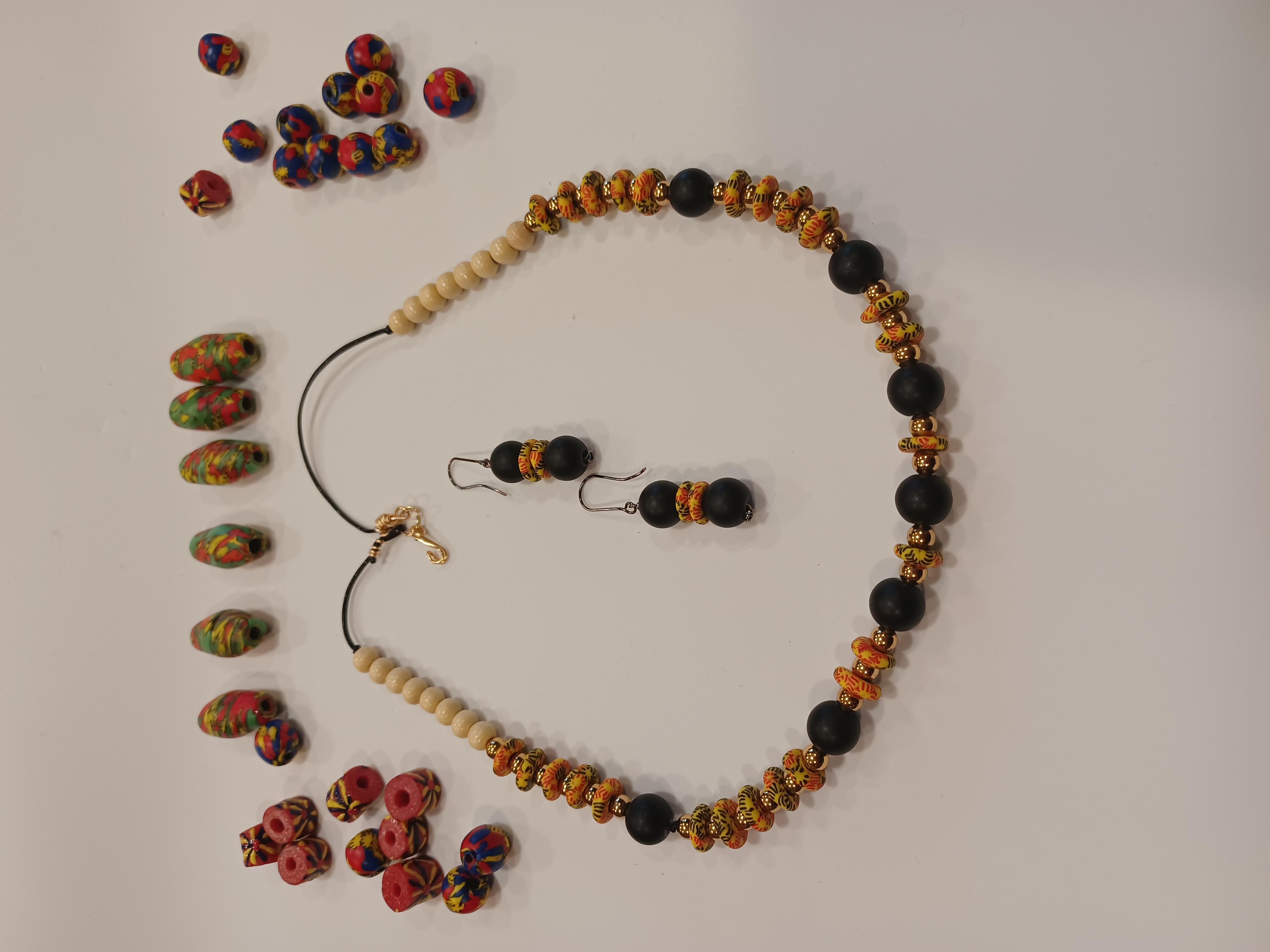 Ghana African Beads Necklace Set – M.E.A.T.